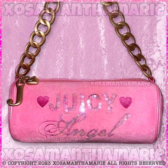 Juicy Couture Pink Angel Barrel Bag - Picture 12 of 16